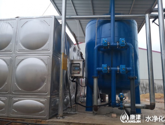 壓力式一體式凈水器，石英砂過濾器 全自動壓力式凈水器